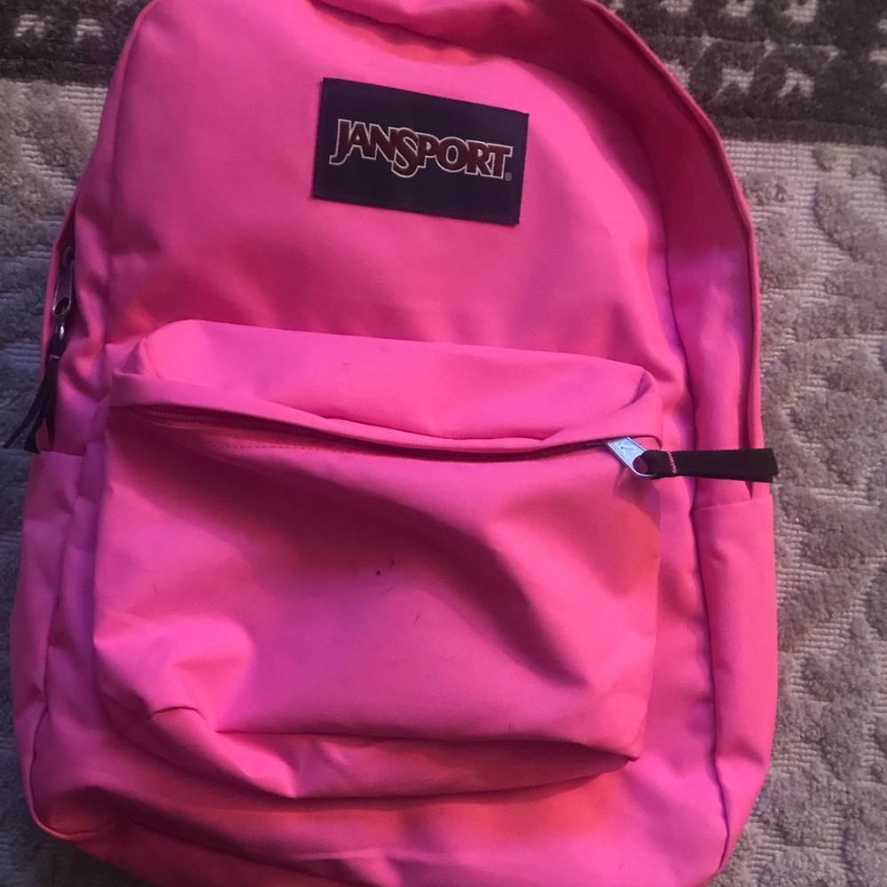 ⚫️Hot pink Jansport Backpack⚫️